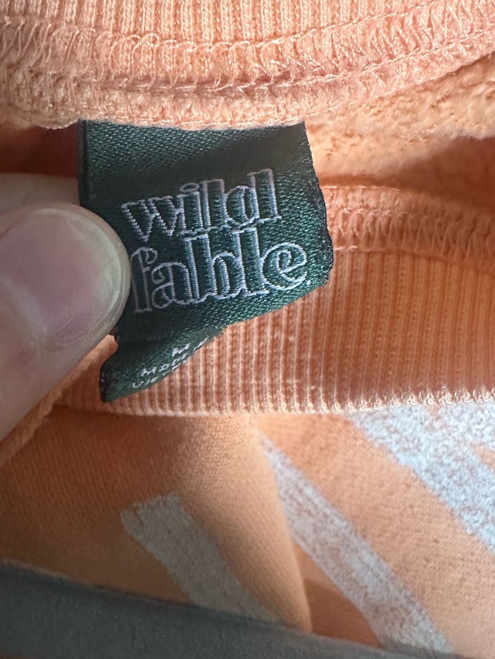 wild fable Peach Crewneck Sweater with 'SURF' Graphic - Picture 2 of 4